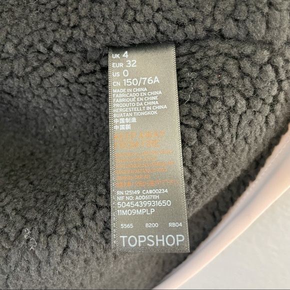 TOPSHOP Raincoat Size 0 - Picture 3 of 7